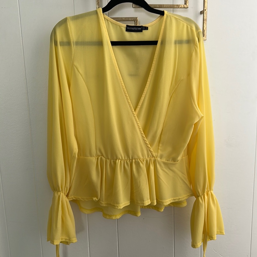 Yellow blouse